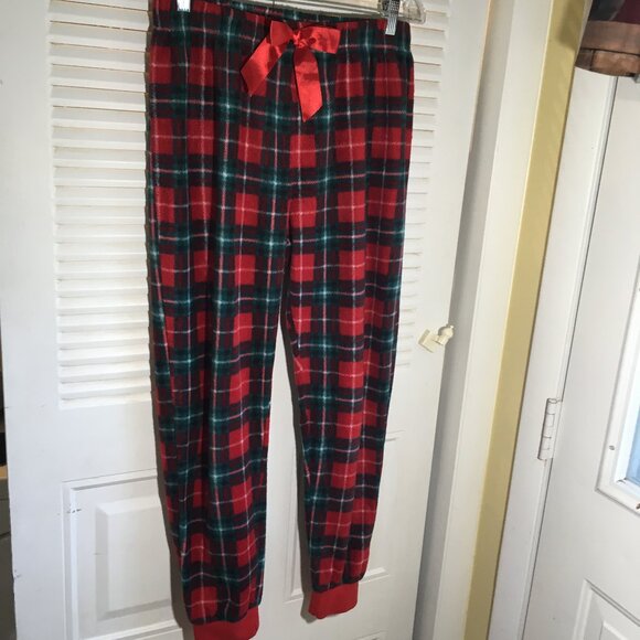 sz large Christmas pajamas tis the season by Sleep On It fleece bottoms - Picture 4 of 5